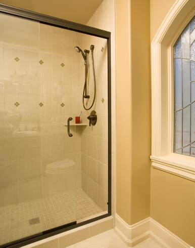 Frameless slider Oil rubbed bronze finish