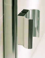 Semiframeless handle